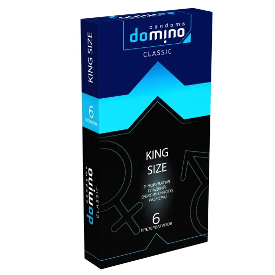 Презервативы DOMINO Classic, King size, 6 шт.