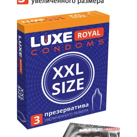 Презервативы LUXE XXL size - 3 шт.