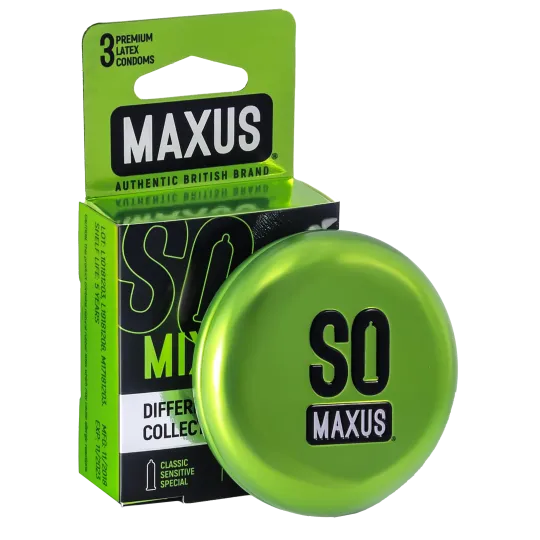 Презервативы Maxus Mixed, 3 шт.