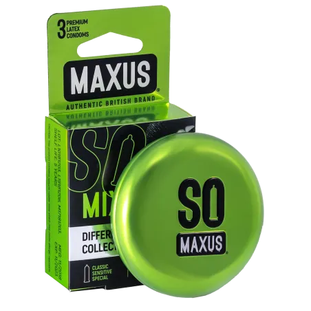 Презервативы Maxus Mixed, 3 шт.