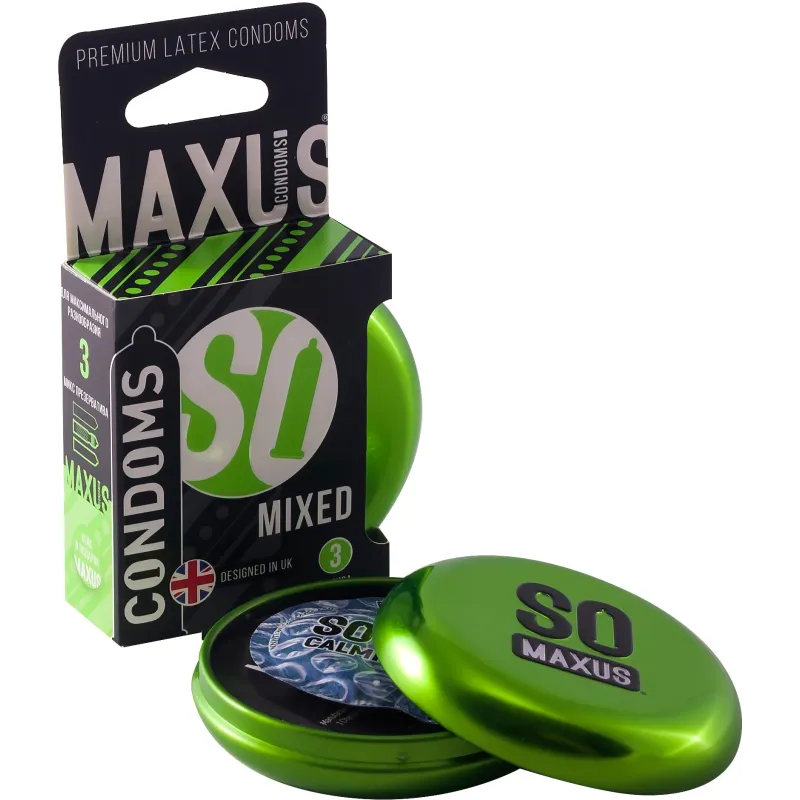 Презервативы Maxus Mixed, 3 шт.