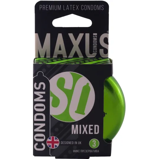 Презервативы Maxus Mixed, 3 шт.