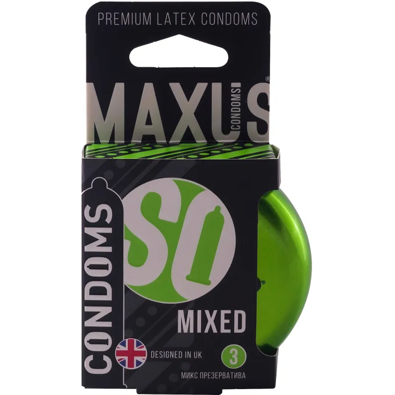 Презервативы Maxus Mixed, 3 шт.