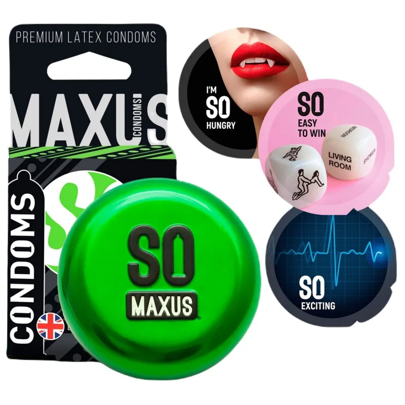 Презервативы Maxus Mixed, 3 шт.