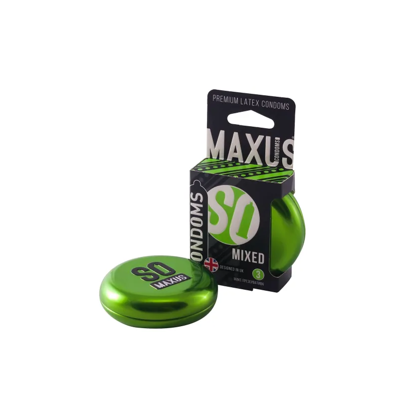 Презервативы Maxus Mixed, 3 шт.