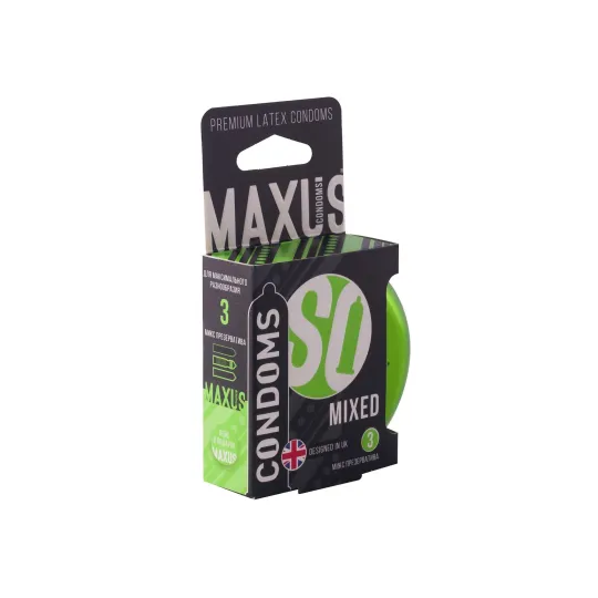 Презервативы Maxus Mixed, 3 шт.