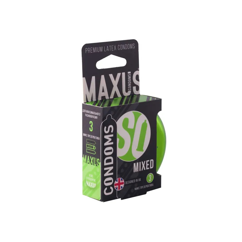 Презервативы Maxus Mixed, 3 шт.