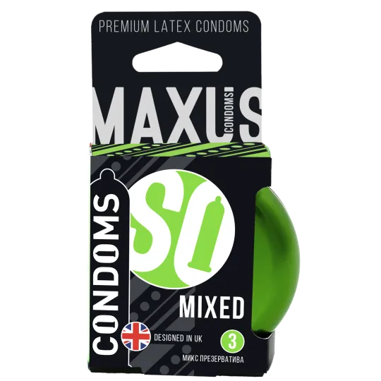 Презервативы Maxus Mixed, 3 шт.