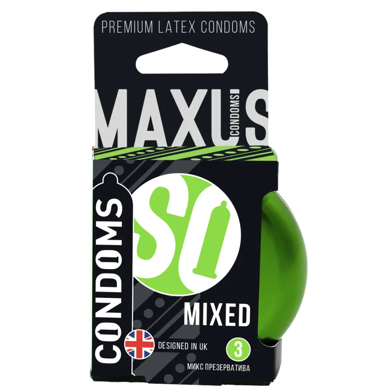 Презервативы Maxus Mixed, 3 шт.