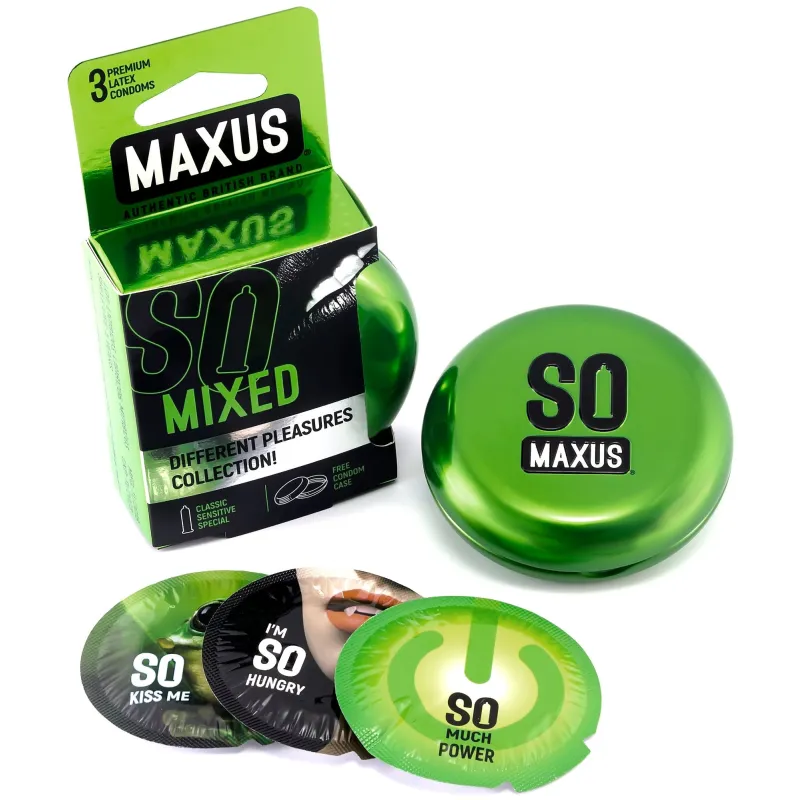 Презервативы Maxus Mixed, 3 шт.