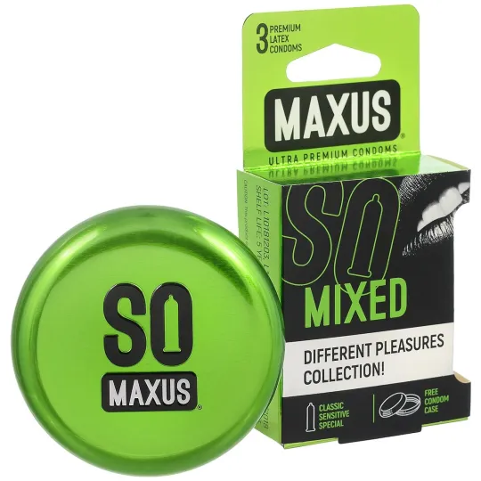 Презервативы Maxus Mixed, 3 шт.