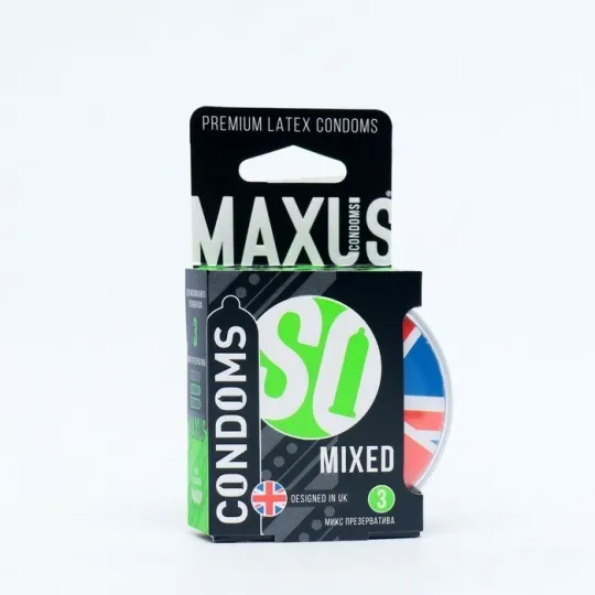 Презервативы Maxus Mixed, 3 шт.