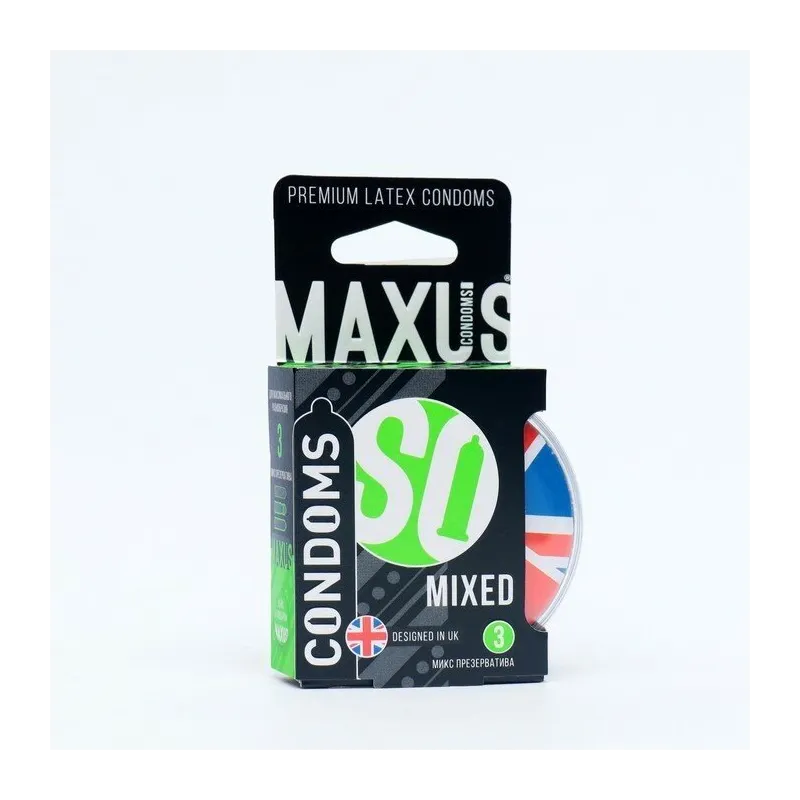 Презервативы Maxus Mixed, 3 шт.