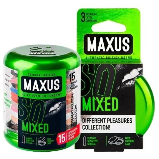 Презервативы Maxus Mixed, 3 шт.