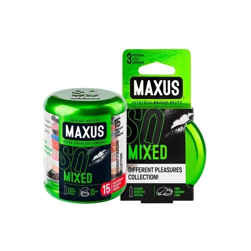Презервативы Maxus Mixed, 3 шт.