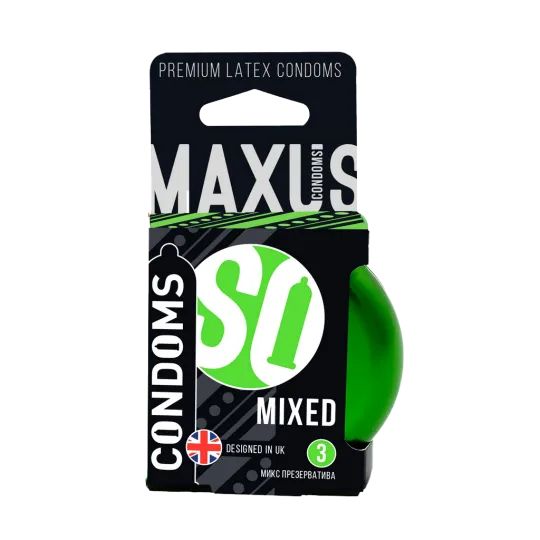 Презервативы Maxus Mixed, 3 шт.