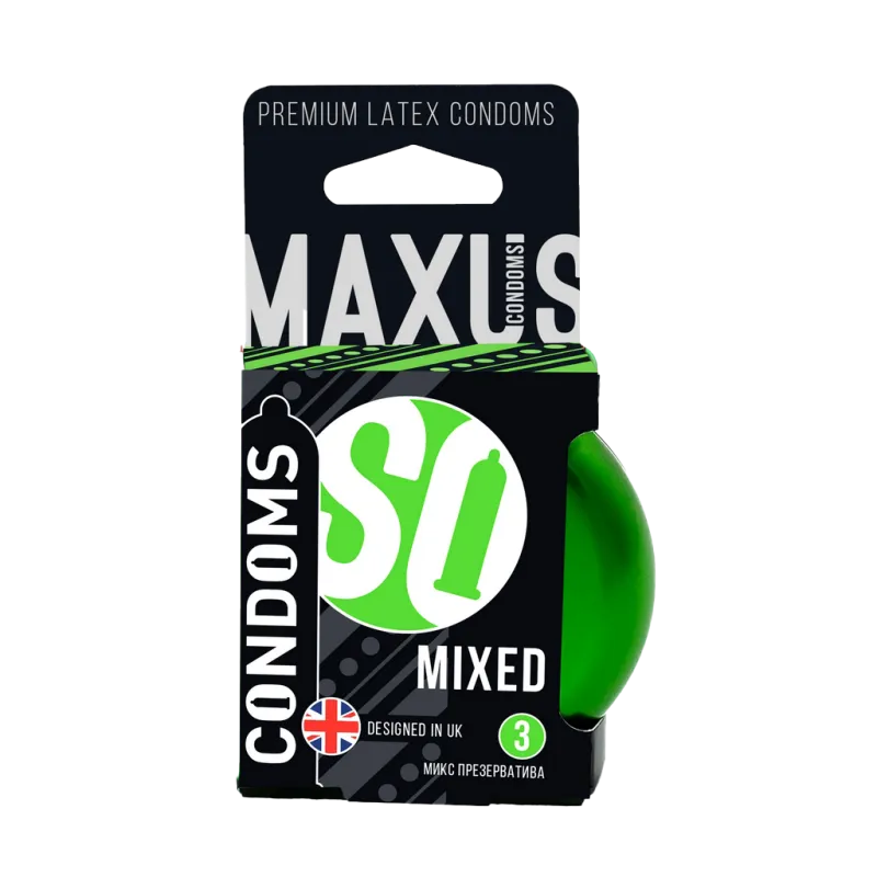 Презервативы Maxus Mixed, 3 шт.