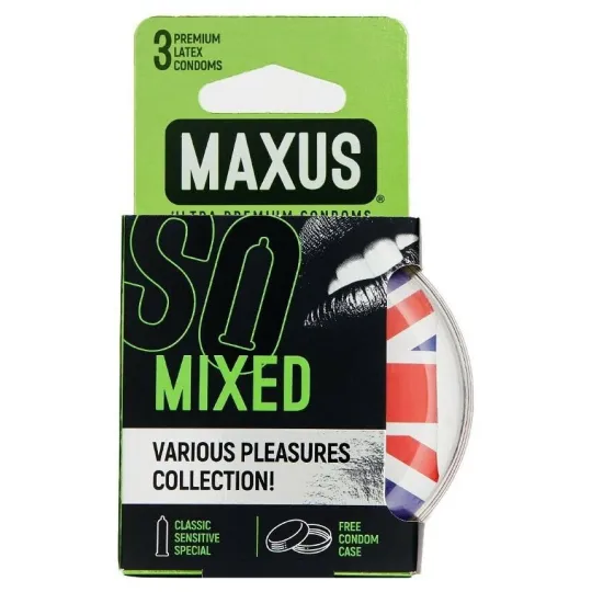 Презервативы Maxus Mixed, 3 шт.