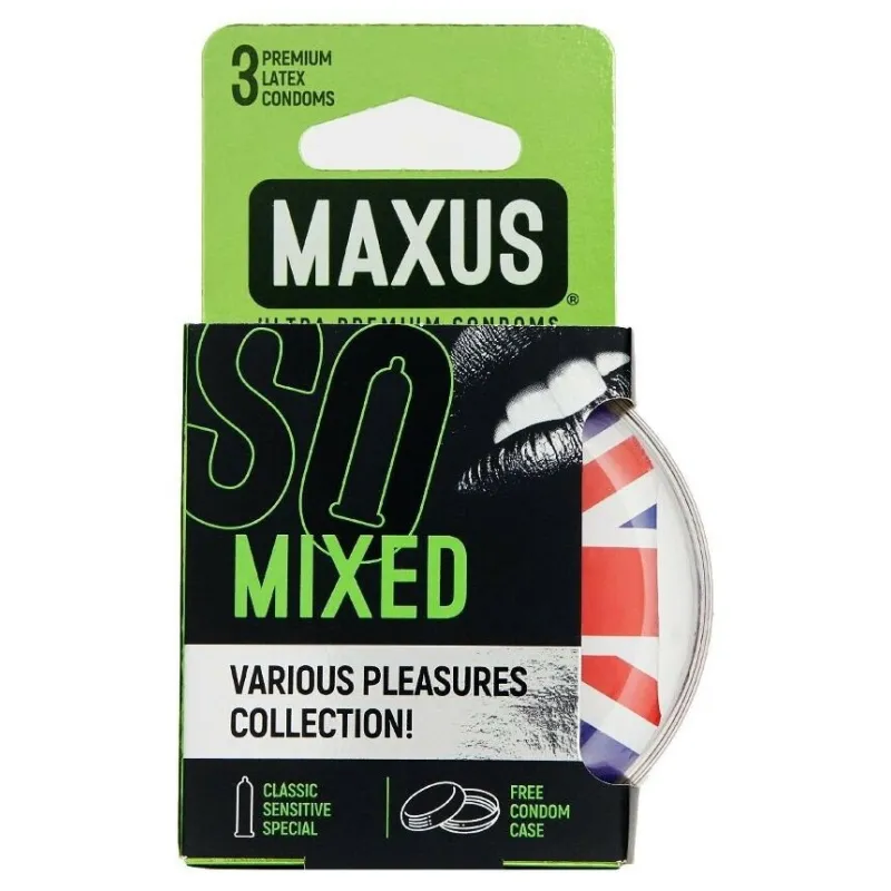 Презервативы Maxus Mixed, 3 шт.