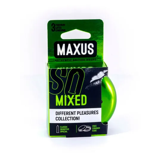 Презервативы Maxus Mixed, 3 шт.