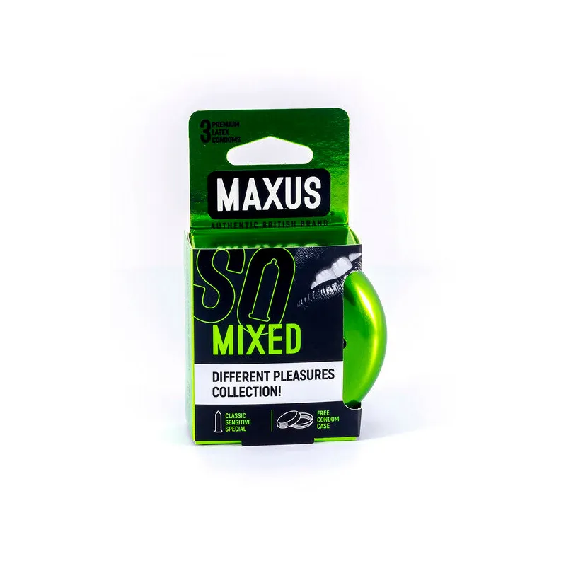 Презервативы Maxus Mixed, 3 шт.