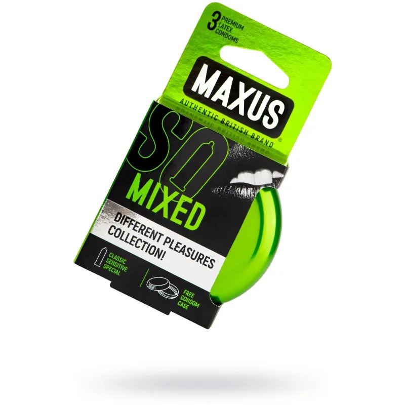 Презервативы Maxus Mixed, 3 шт.