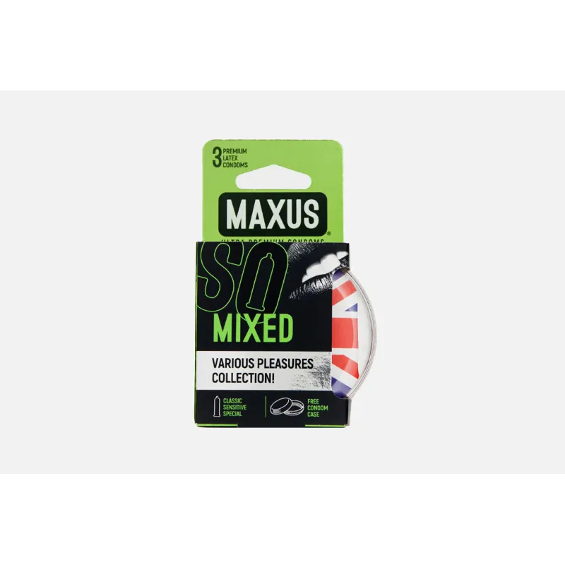 Презервативы Maxus Mixed, 3 шт.