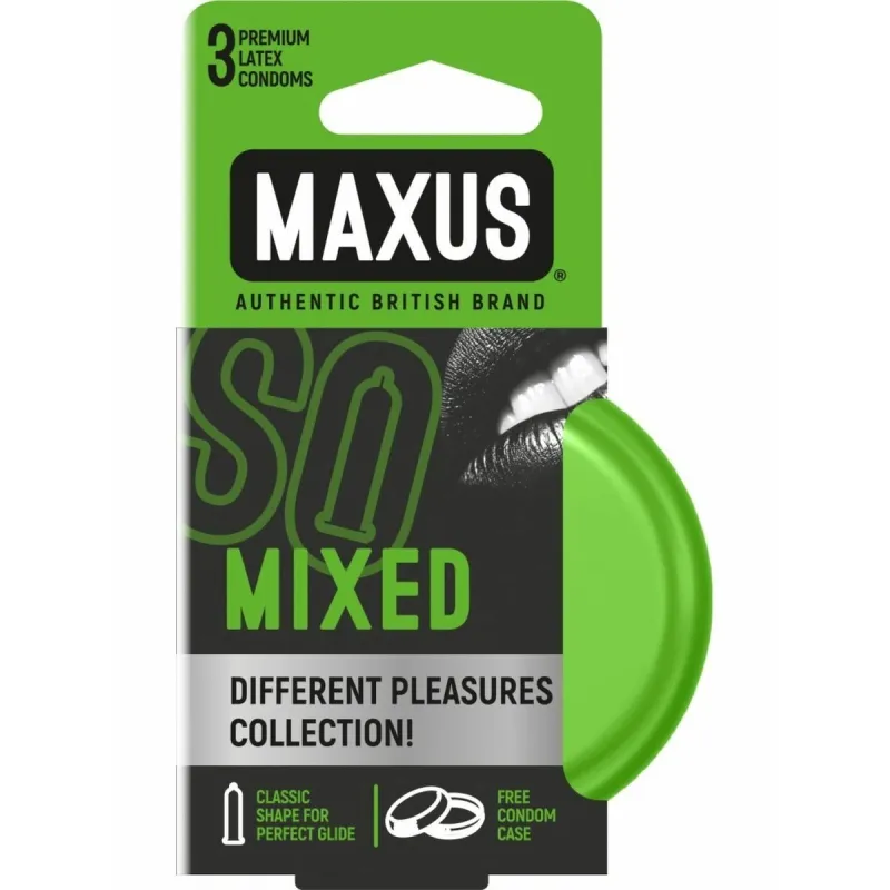 Презервативы Maxus Mixed, 3 шт.