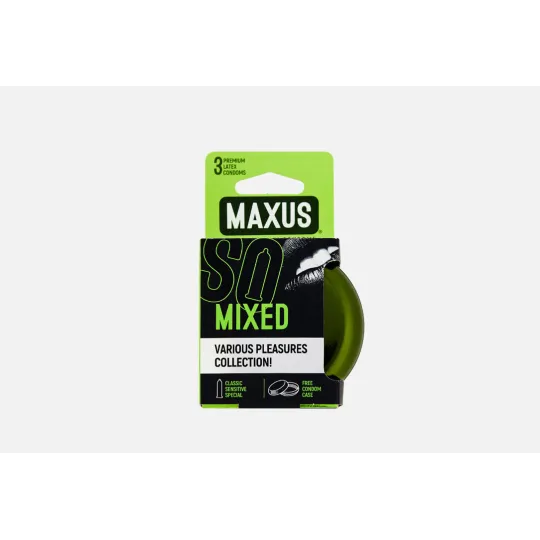 Презервативы Maxus Mixed, 3 шт.
