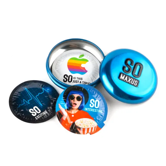 Классические презервативы в пластиковом кейсе MAXUS Classic - 3 шт.