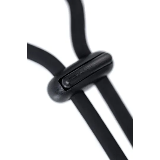 ЛАССО НА ПЕНИС A-TOYS BY TOYFA JAT, СИЛИКОН, ЧЕРНОЕ, 14 СМ