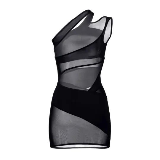 ПЛАТЬЕ CANDY GIRL STORMY С ОТКРЫТЫМ ПЛЕЧОМ, ЧЕРНОЕ, OS