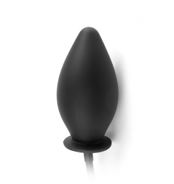 Анальная пробка расширитель INFLATABLE SILICONE PLUG черная