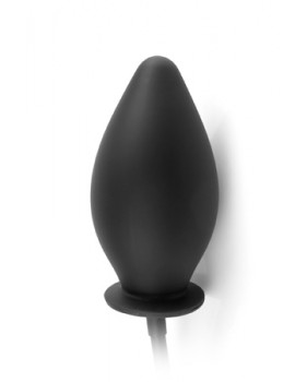 Анальная пробка расширитель INFLATABLE SILICONE PLUG черная