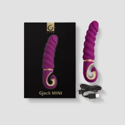 Gvibe Gjack Mini - Анатомический витой вибратор, 19х3.5 см