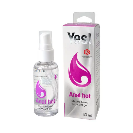 Гель-смазка силиконовый Yes - Anal hot, 50 мл