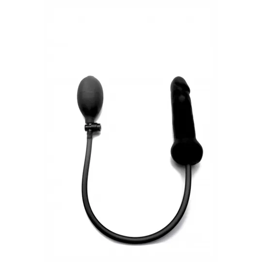 Фаллоимитатор с грушей Inflatable Silicone Dong
