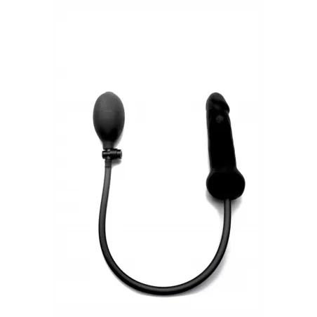 Фаллоимитатор с грушей Inflatable Silicone Dong