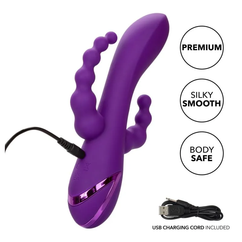 Вибромассажер-кролик двойной LB BOOTYLICIOUS