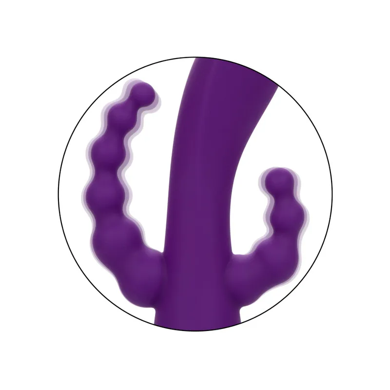 Вибромассажер-кролик двойной LB BOOTYLICIOUS