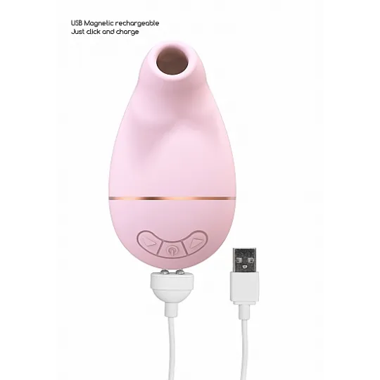 Вакуумно-волновой стимулятор Kissable розовый