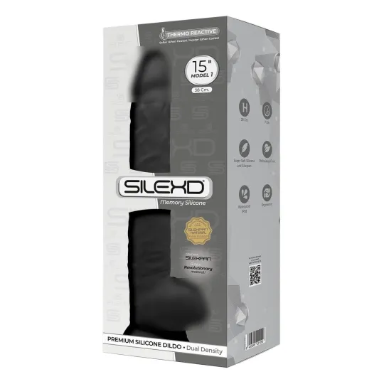 SileXD Фаллоимитатор Model 7, 15, черный