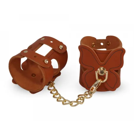 Наручники Бабочка, цвет рыжий