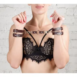 Наручники "Грация", коричневые