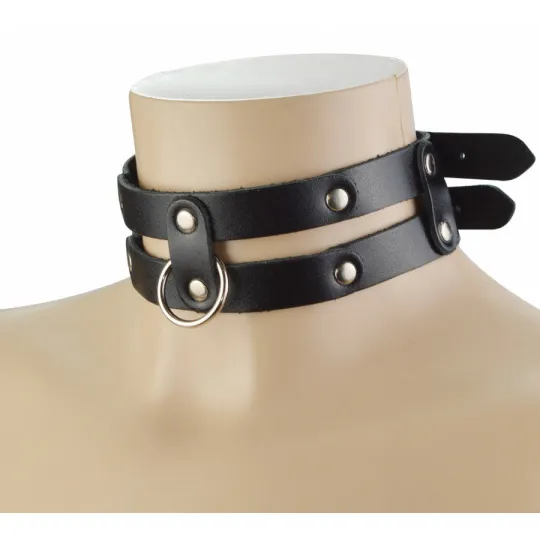 Ошейник "Грация", цвет коричневый