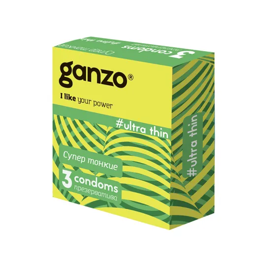 Презервативы Ganzo Ultra thin № 3