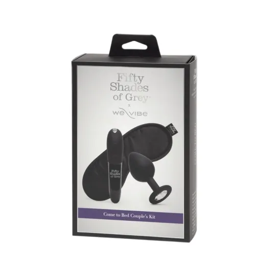 Набор Come To Bed (We-Vibe Tango X, анал.втулка Crystal Butt Plug, повязка на глаза Satin Blindfold)