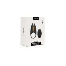 Winni 2 Эрекционное кольцо с вибрацией, пультом ДУ и приложением Swakom APP