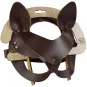 Маска Кошечка, коричневая