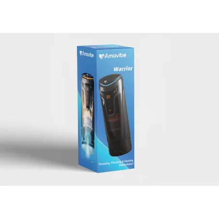 Инновационный мастурбатор Warrior с пенетрацией и массажем бусинами